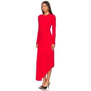 A.L.C. "Adeline" red stretch-viscose maxi dress Size M